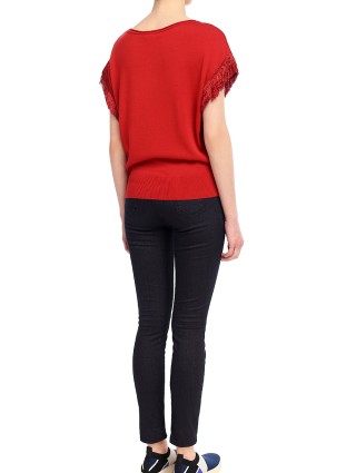 Оранжевая футболка MAX&CO: фото 2 - Invogue